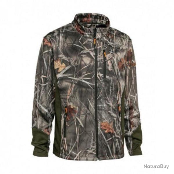 Sweatshirt zipp� Percussion Forest Ghost Camo Wet