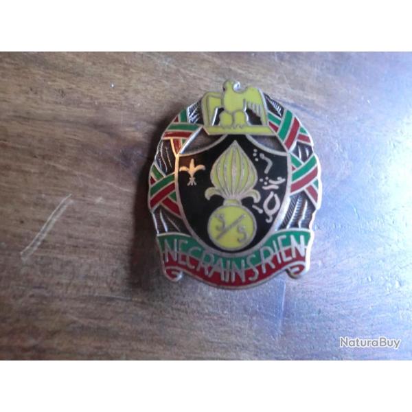 insigne 5 R E I  /  3 bataillon bolro rond  DRAGO PARIS
