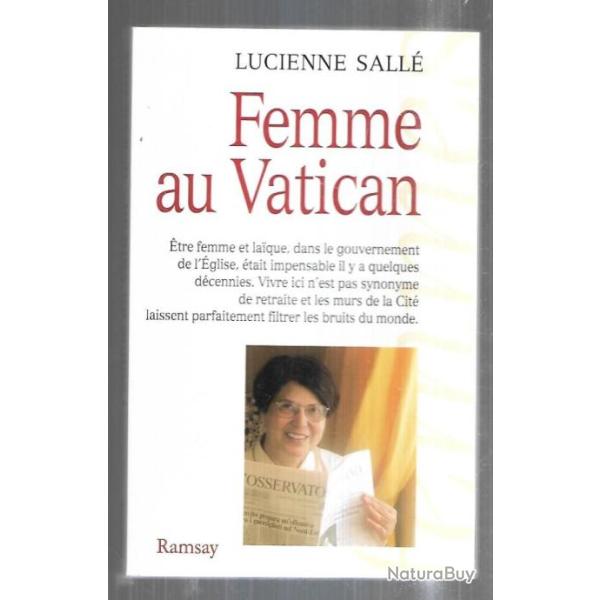 femme au vatican de lucienne sall