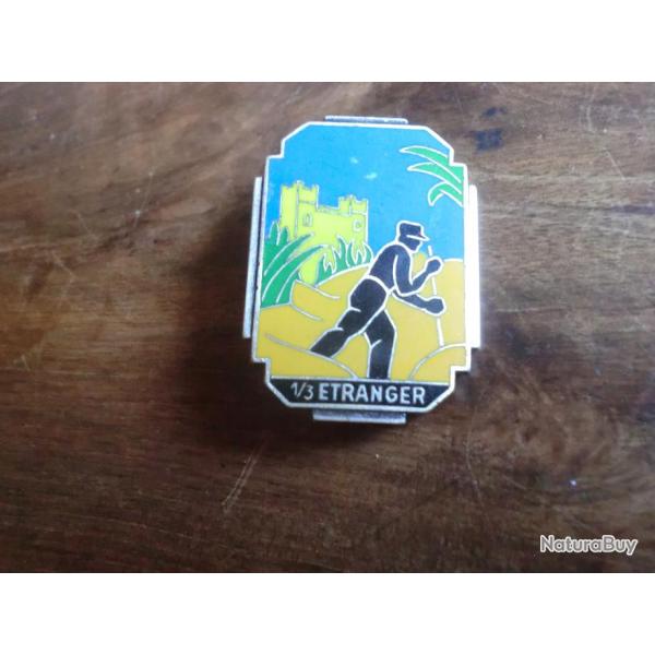 insigne 1 bataillon  du 3 REGIMENT ETRANGER