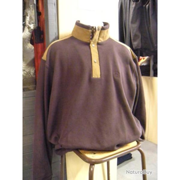 SWEAT COL CAMIONEUR CHOCOLAT LOVERGREEN , T: L.