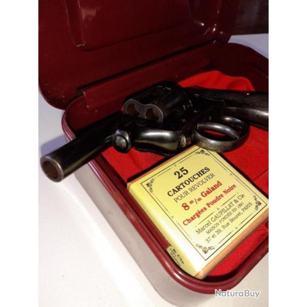 Revolver 8 mm 1892 Galand. Collection cat D. Vente libre + 18 ans