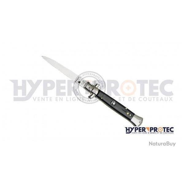 Couteau automatique Italien corne noire - 15 cm