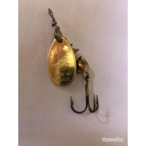 6 cuill�re aglia n 0 or 2,5 gr  Mepps peche rivi�re carnassier