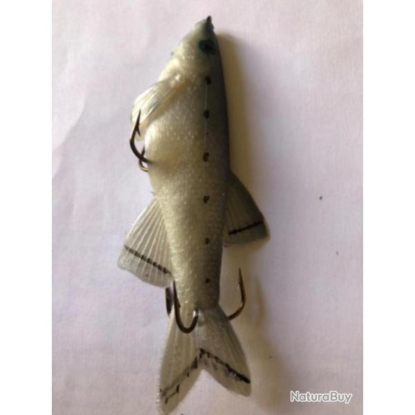 1 leurre mino naturel  n5 11 cm arm� Mepps peche rivi�re carnassier