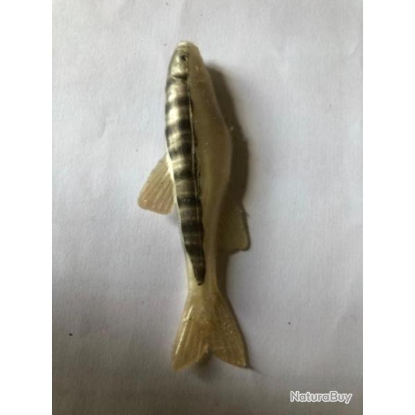 1 leurre mino naturel n4 8 cm nu Mepps peche rivi�re carnassier