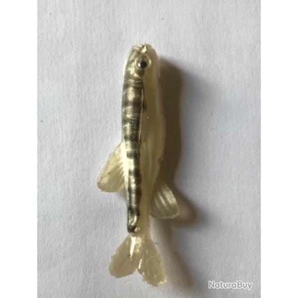 1 leurre mino naturel n1  5 cm nu Mepps peche rivi�re carnassier
