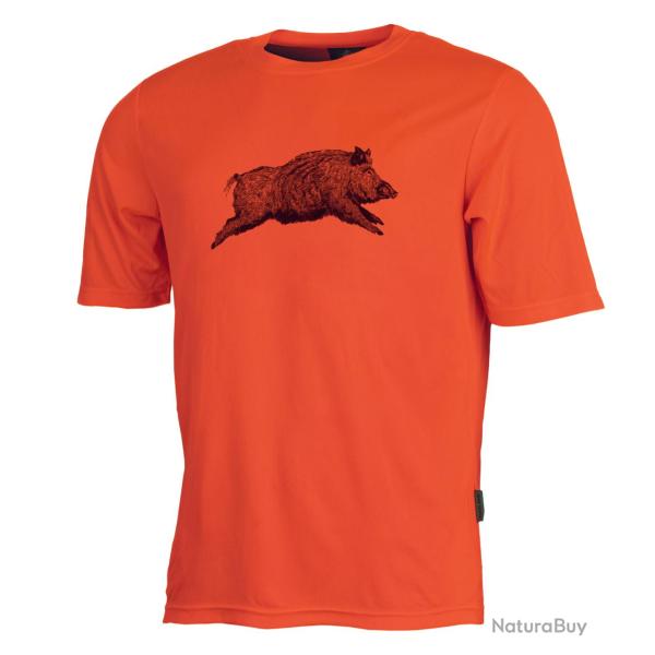 T shirt Somlys sanglier Orange