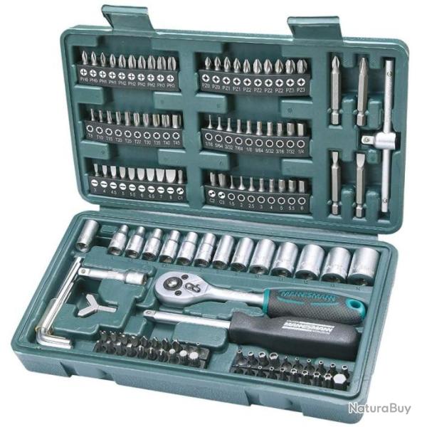 Coffret de Douilles et Embouts (130 pi�ces) Bricolage Maison Voiture LIVRAISON OFFERTE