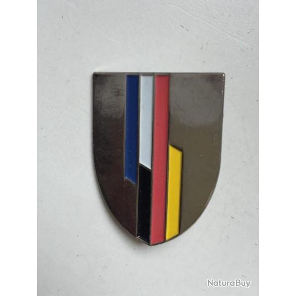 Insigne arm�e de terre  brigade Franco Allemande qui �tait bas�e � Mulheim en Allemagne.