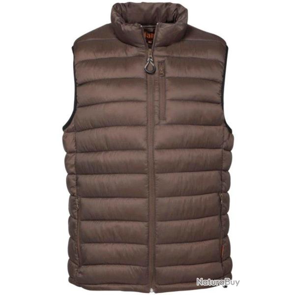 Gilet matelass� Trekking marron PERCUSSION