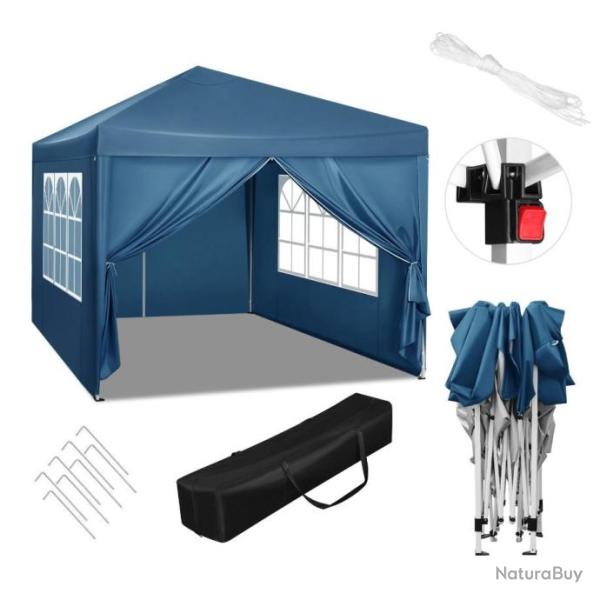 Woltu Tente Jardin Pliable Imperm�able 3x3m Pavillon Camping Gaz�bo Protection Solaire Sac Transport