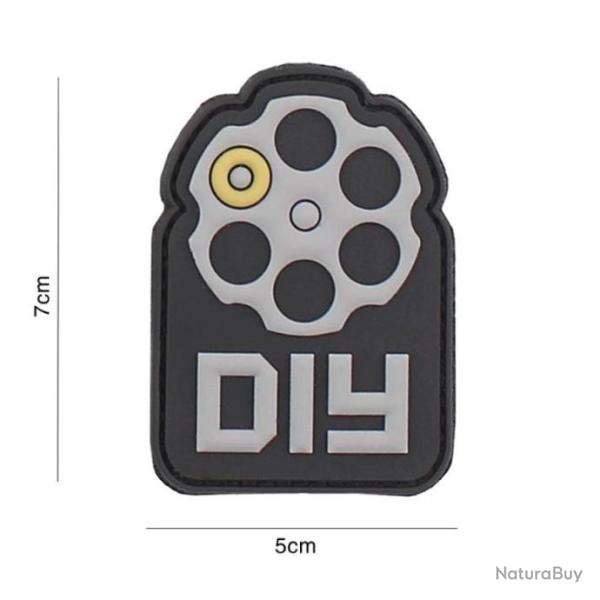 Patch 3D PVC DIY (101 Inc) Wolf Grey