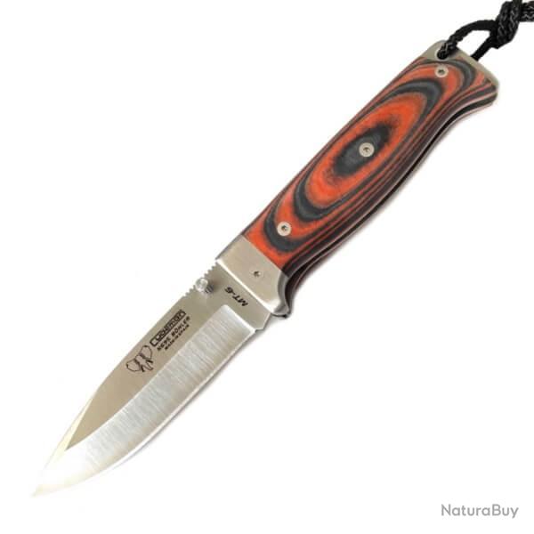 Couteau de survie pliant Cudeman MT-6 avec �tui en cuir