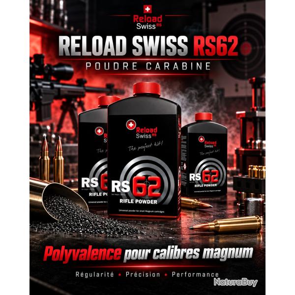 POUDRE RELOAD SWISS RS62