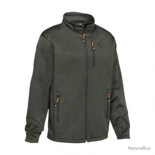 Sweatshirt Percussion zipp� Wild Boar Republic Kaki sanglier