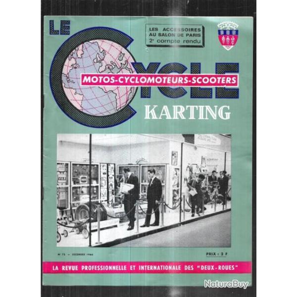 le cycle karting 75 motos-cyclomoteurs-scooters d�cembre 1966