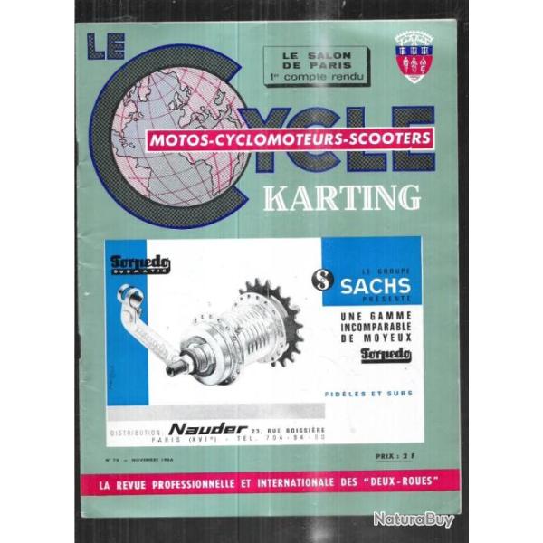 le cycle karting 74 motos-cyclomoteurs-scooters novembre 1966