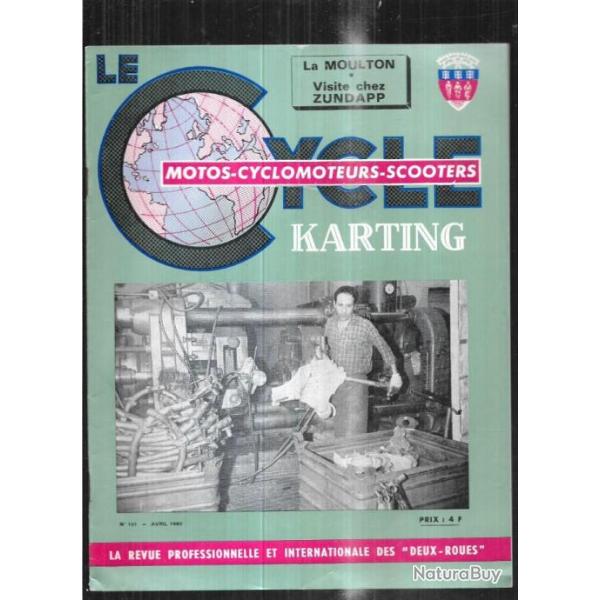 le cycle karting 101 motos-cyclomoteurs-scooters avril 1969