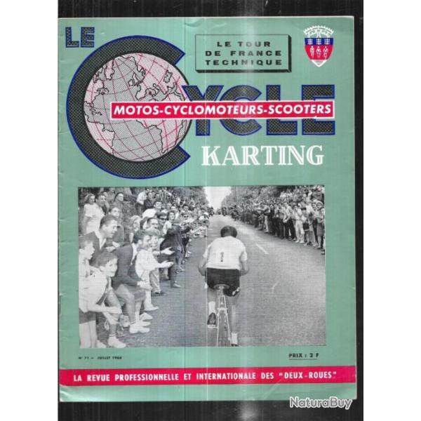 le cycle karting 71 motos-cyclomoteurs-scooters juillet 1966