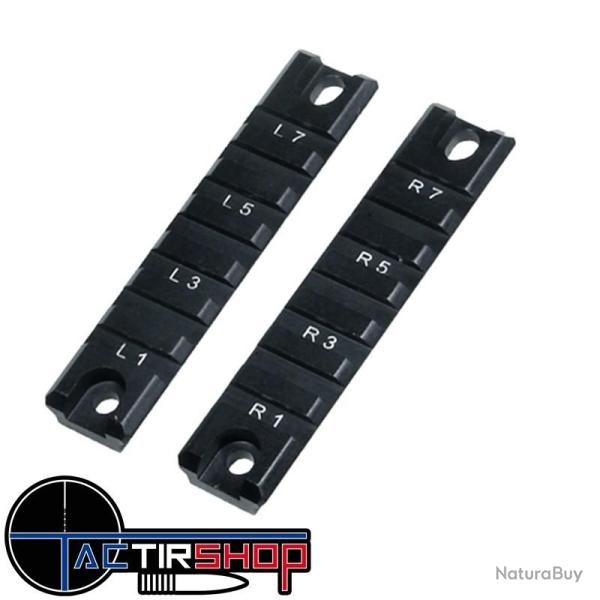 Paire de rail picatinny UTG P501aluminium