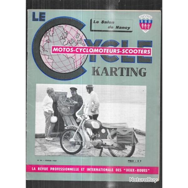 le cycle karting 44 motos-cyclomoteurs-scooters f�vrier 1964
