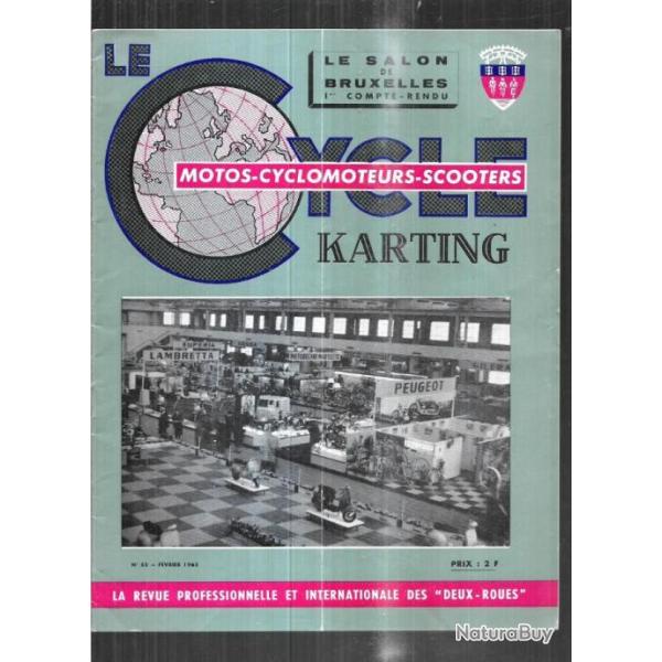 le cycle karting 55 motos-cyclomoteurs-scooters f�vrier 1965