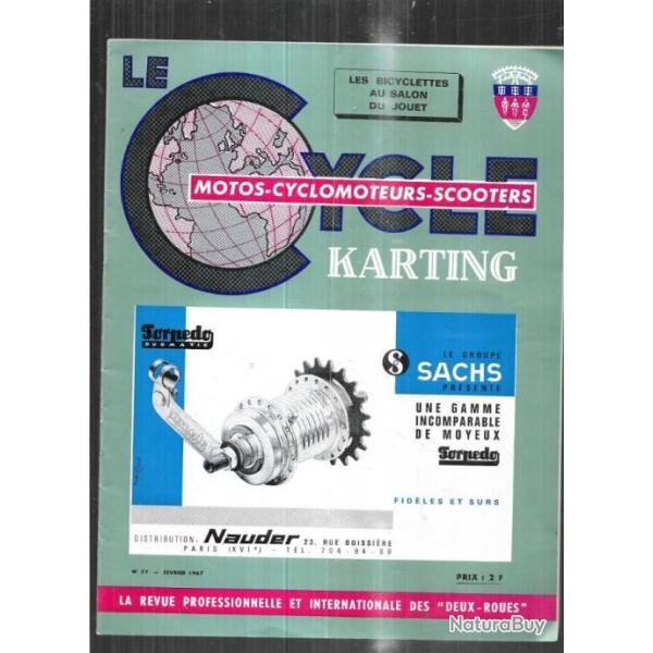 le cycle karting 77 motos-cyclomoteurs-scooters f�vrier 1967