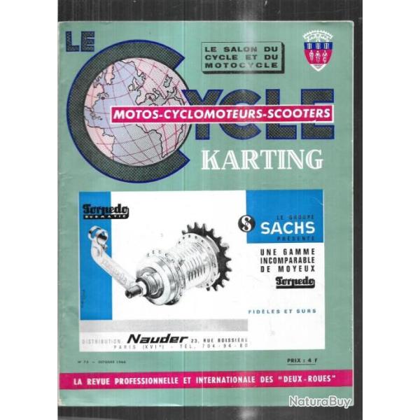le cycle karting 73 motos-cyclomoteurs-scooters octobre 1966