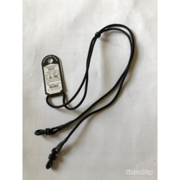 1 cordon de lunette ajustable noir 60 cm p�che mouche