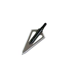 Lot de 3 pointes de chasse Magnus Stinger &agrave; lames fixes en acier inoxydable 125 grains 2 blades