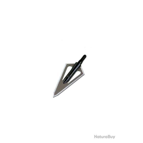 Lot de 3 pointes de chasse Magnus Stinger � lames fixes en acier inoxydable 125 grains 2 blades
