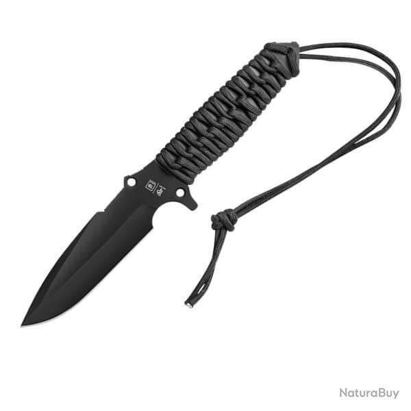 Couteau fixe TB Outdoor Maraudeur noir