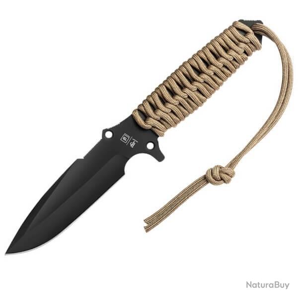 Couteau fixe TB Outdoor Maraudeur coyote