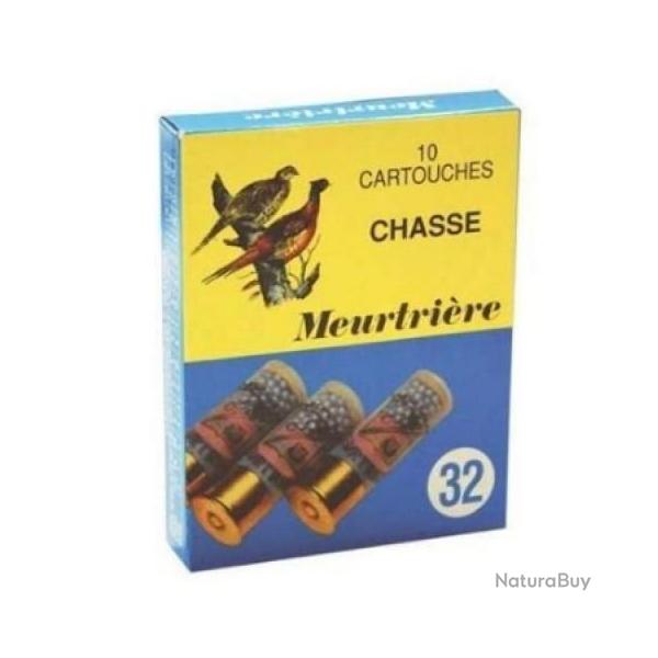 Munitions Meurtriere Cal.12 BG plombs 32g par 10