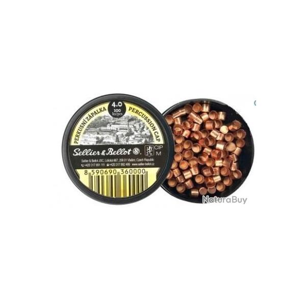 Amorces poudre noire Sellier & Bellot par 100