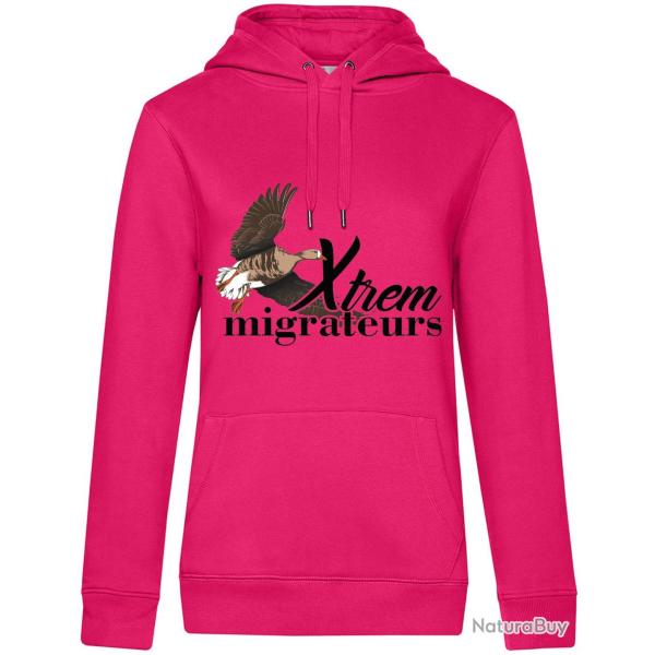Sweat oie rieuse rose XTREM MIGRATEURS