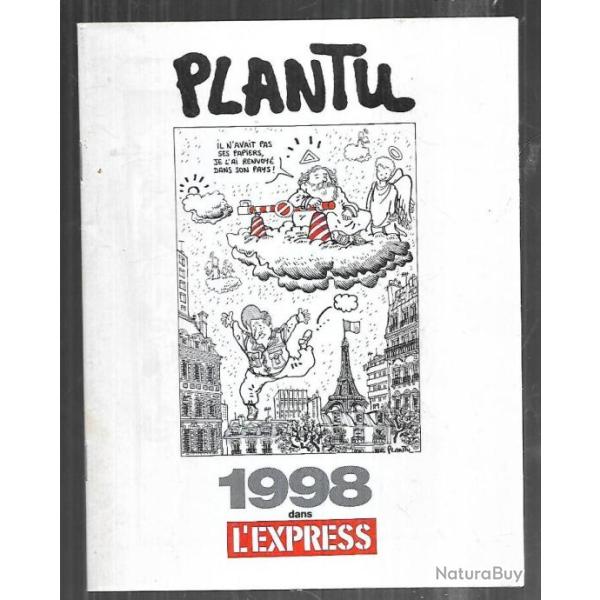 plantu l'ann�e dans l'express 1997 � 2001 5 livrets -