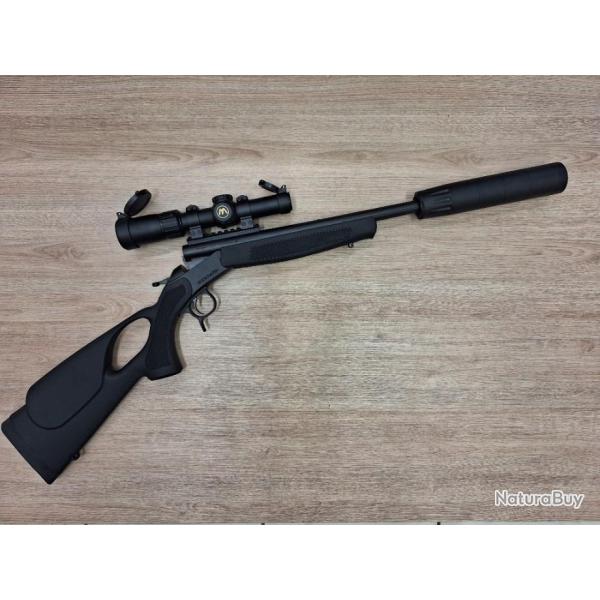 CARABINE BERGARA BA13 TD THUMBOLE 300 BLACKOUT 46cm + lunette 1-4x24 + silencieux ATEC H3-3