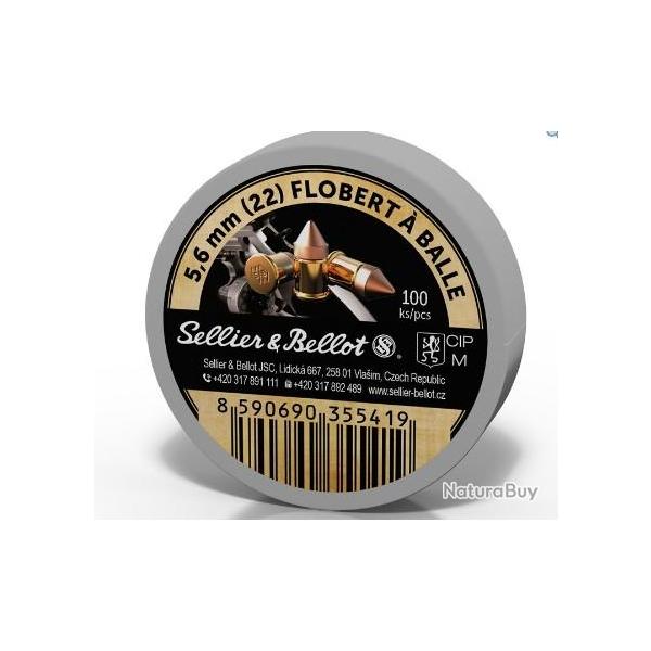 Balles SELLIER & BELLOT cal.22 d.c flobert par 100