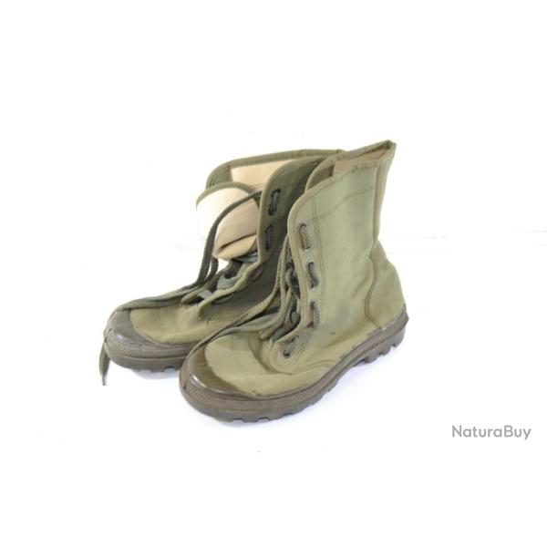 Rangers chaussures toile Arm�e Fran�aise Phoenix PALLADIUM Patogas Vert Chasse p�che Surplus airsoft