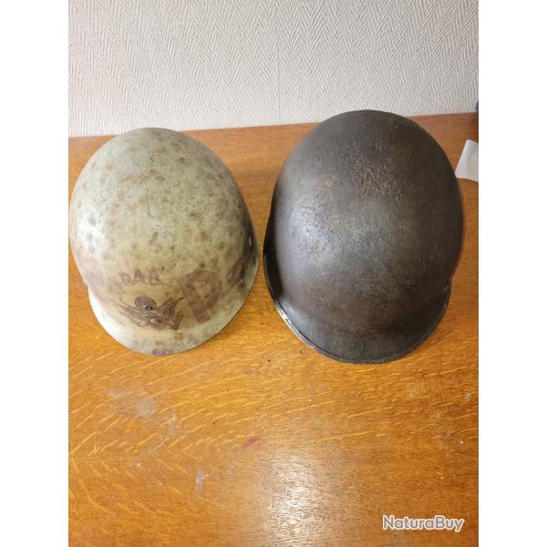 LEANER US ET CASQUE USM1  DE  PERSONNEL QUI CHARGER ET DECHARGER LES BATEAUX PENDANT LA 2EME GUERRE