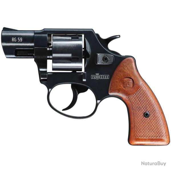 Revolver � blanc RG 59 (Mod�le: RG 59 bronz� / poign�e en mati�re synth�tique, Calibre: 9mm RK)