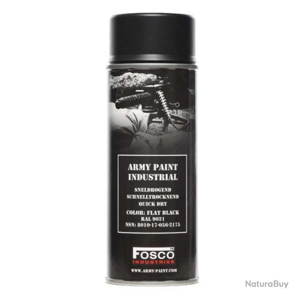 Bombe de peinture 400 ml en spray Noir | Fosco (0001 0124)