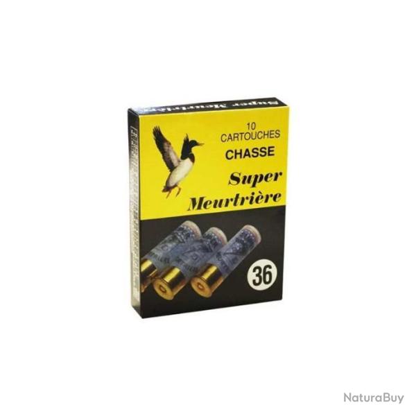 Cartouches de chasse Super Meurtri�re Cal.12 BJ 36Gr par 50