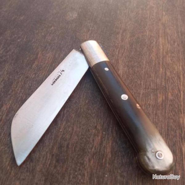 Ancien et Rare Couteau DONJON ST JOANIS MONDIERE 74 Manche en Corne