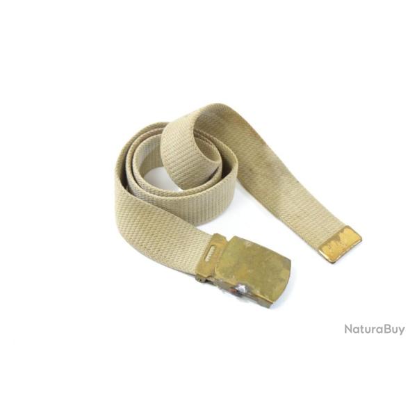 Ceinture de pantalon en toile style officier US WW2 ou Franais Indochine