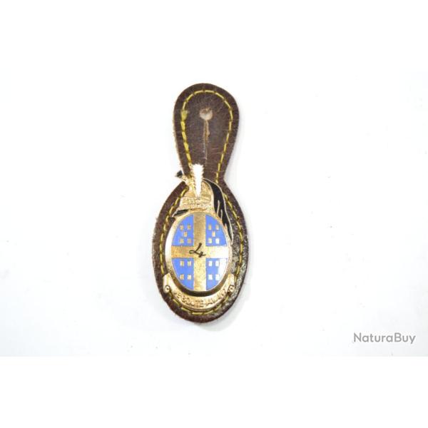 Insigne 4e R�giment de Dragons, 45 RD. Drago dos guilloch�,  �mail. G2166