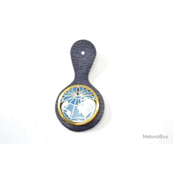 Insigne Dtachement Autonome de Transmissions  DAT GIENS araigne noire, dos guilloch DRAGO G2481