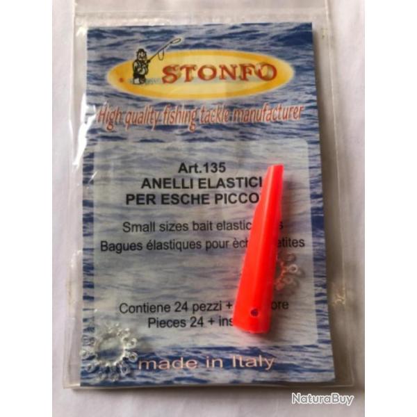 24 bagues � pellets 1 mm stonfo art 135 taille 0 . peche feeder